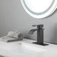 Waterfall Spout Bathroom Faucet,Single Handle Bathroom Vanity Sink Faucet - SolidRoot Buy Furniture USA