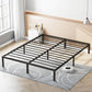 Heavy Duty Metal Bed Frame with Sturdy Steel Slat Support,QUEEN - SolidRoot Buy Furniture USA