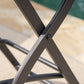 Outdoor Wicker Barstools Faux Rattan Patio Bar Stools Foldable Chair, Multibrown, Set of 2 - SolidRoot Buy Furniture USA