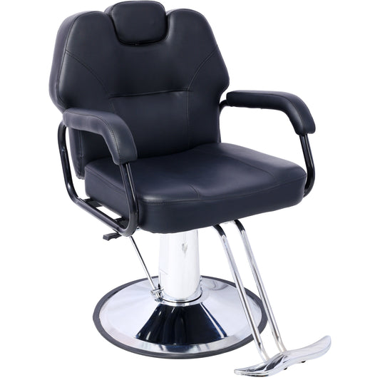 Hair Stylist All Purpose Barber Chair for Barbershop Salon Chair,Heavy Duty Hydraulic Barber Chair Spa Furniture Shampoo Reclining Extra Wider Seat Beauty Hair Salon Equipment SolidRoot Buy Furniture USA