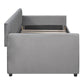 Twin Size Upholstered daybed with Drawers, Wood Slat Support, Gray - SolidRoot Buy Furniture USA