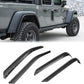 Front & Rear Fenders Compatible with 2020-2024 Jeep Wrangler Gladiator JT Mojave & Rubicon, Off-Road Wheel Fender Liner Set 4 Pcs(Only Fit High Clearance Fender Flares) Livingsource