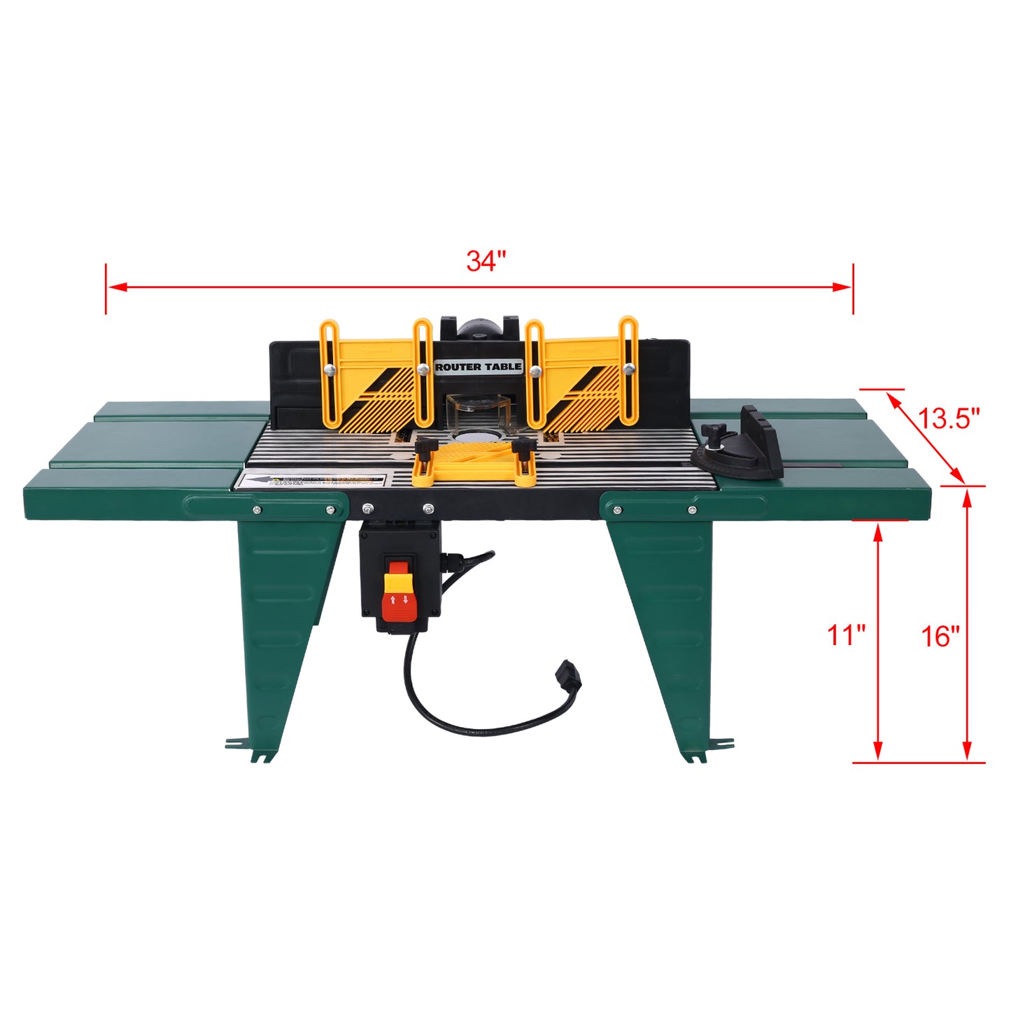 Electric Benchtop Router Table Wood Working  Tool,green