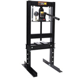 6Ton Bottle Jack Shop Press with Gauge, Bend, Straighten, or Press Parts, Install Bearings, U-Joints, Bushings, Ball Joints, and Pulleys,Black SolidRoot Buy Furniture USA