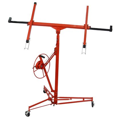 13' Drywall Lift Hoist Jack Lifter, Red SolidRoot Buy Furniture USA