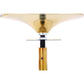 Dance Pole Spinning Static Dancing Pole Portable Removable for Home Club Bar Gym 86.2-109.8" Height Adjustable  Weight Capacity 440lb Gold Livingsource