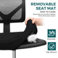 Sweetcrispy Armless Desk Chair Small Home Office Chair with Lumbar Support Livingsource