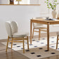 1 PC Wooden Frame Upholstered Shell Dining Chair,Modern Armless Chairs Comfor Kitchen Chairs for Living Room,Restaurant Livingsource