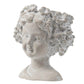 Cement Bust Wall Planter - Indoor Outdoor Home Garden Decor, 8" x 4" x 9" - SolidRoot Buy Furniture USA