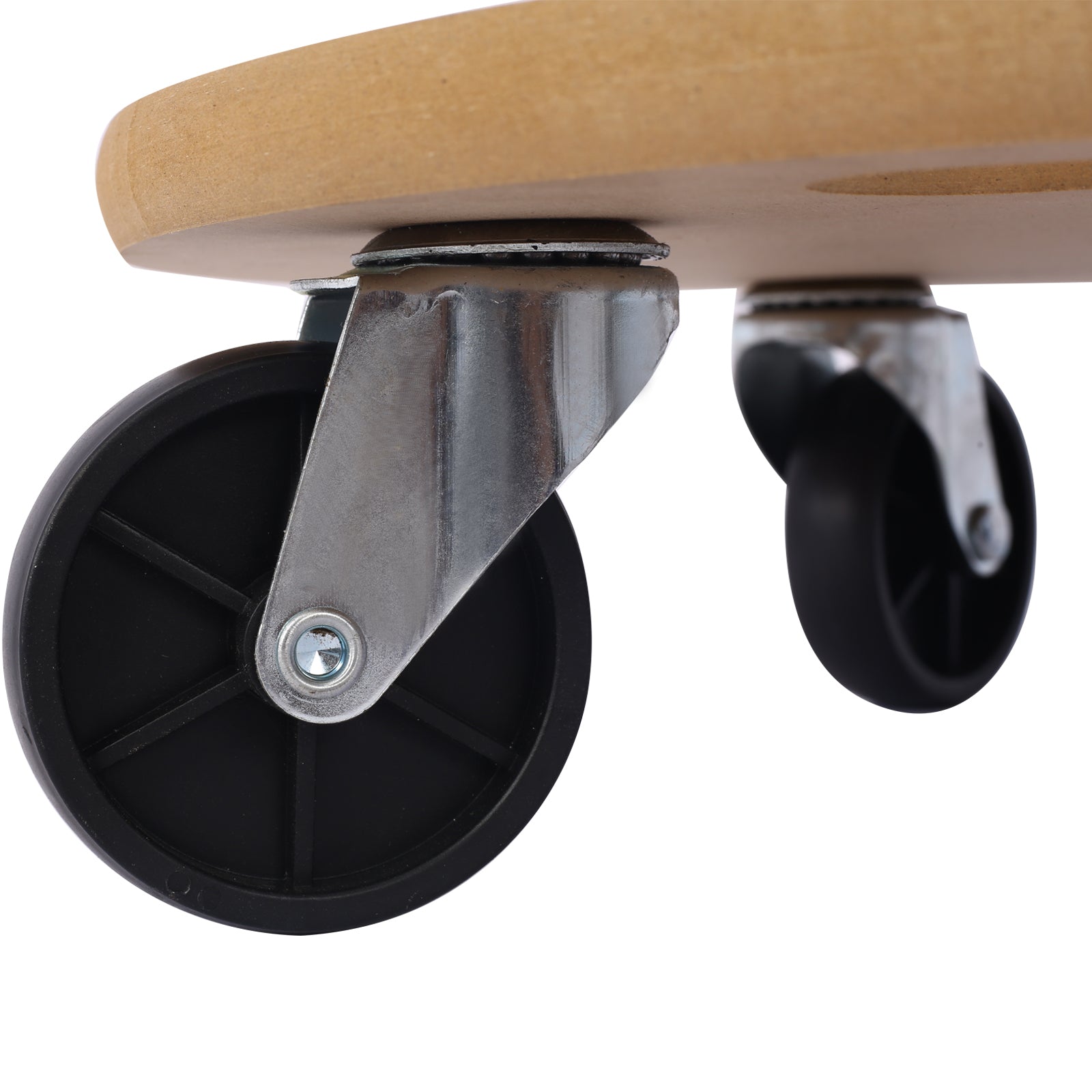 Furniture Moving Dolly, Heavy Duty Wood Rolling Mover with Wheels for Piano Couch Fridge Heavy Items, Securely Holds 500 Lbs (2pcs 15" Round Platform) - SolidRoot Buy Furniture USA