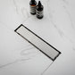 12 Inches Linear Shower Drain with Removable Cover, 304 Stainless Shower Drain  Included Hair Strainer and Leveling Feet - SolidRoot Buy Furniture USA