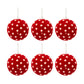 D3.9" Christmas Ball Ornaments, Decorative Hanging Ball Christmas Tree Ornaments for Holiday Party Decorations, Set of 6 - SolidRoot Buy Furniture USA
