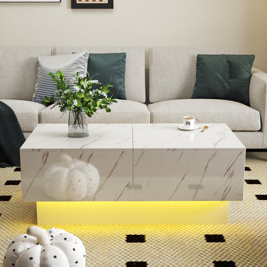 Coffee Table with Sliding Tabletop, Center Table with Hidden Storage Compartment, Extendable Table  for Living Room SolidRoot Buy Furniture USA