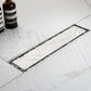12 Inches Linear Shower Drain with Removable Cover, 304 Stainless Shower Drain  Included Hair Strainer and Leveling Feet - SolidRoot Buy Furniture USA