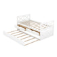 Multi-Functional Daybed with Drawers and Trundle, White - SolidRoot Buy Furniture USA