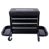 350-Pound Capacity Garage Glider Rolling Tool Chest Seat - SolidRoot Buy Furniture USA